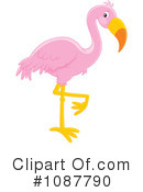 Flamingo Clipart #1087790 by Alex Bannykh