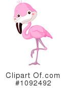 Flamingo Clipart #1092492 by Pushkin