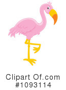 Flamingo Clipart #1093114 by Alex Bannykh