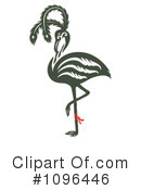 Flamingo Clipart #1096446 by Cherie Reve