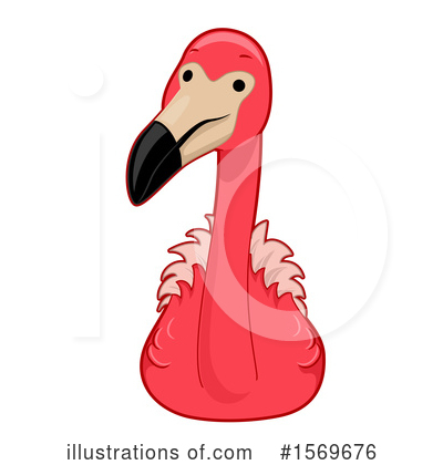Pink Flamingo Clipart #1569676 by BNP Design Studio