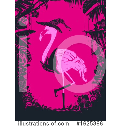 Flamingo Clipart #1625366 by BNP Design Studio