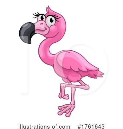 Royalty-Free (RF) Flamingo Clipart Illustration by AtStockIllustration - Stock Sample #1761643