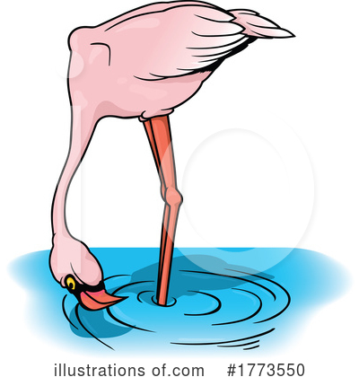 Royalty-Free (RF) Flamingo Clipart Illustration by dero - Stock Sample #1773550