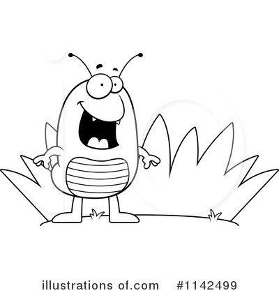 Royalty-Free (RF) Flea Clipart Illustration by Cory Thoman - Stock Sample #1142499