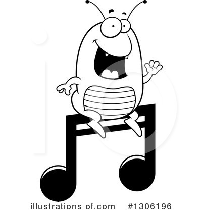 Music Note Clipart #1306196 by Cory Thoman
