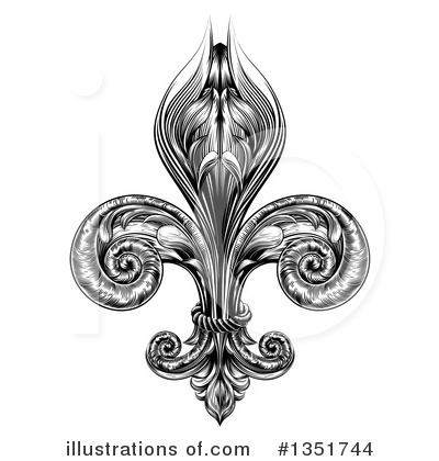 Heraldic Clipart #1351744 by AtStockIllustration