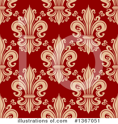 Royalty-Free (RF) Fleur De Lis Clipart Illustration by Vector Tradition SM - Stock Sample #1367051