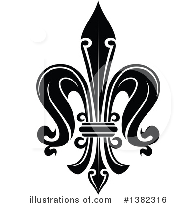 Royalty-Free (RF) Fleur De Lis Clipart Illustration by Vector Tradition SM - Stock Sample #1382316