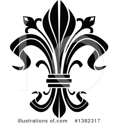 Fleur De Lys Clipart #1382317 by Vector Tradition SM