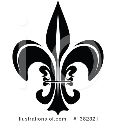 Royalty-Free (RF) Fleur De Lis Clipart Illustration by Vector Tradition SM - Stock Sample #1382321
