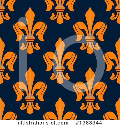 Royalty-Free (RF) Fleur De Lis Clipart Illustration by Vector Tradition SM - Stock Sample #1388344
