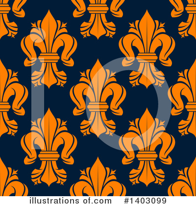 Royalty-Free (RF) Fleur De Lis Clipart Illustration by Vector Tradition SM - Stock Sample #1403099