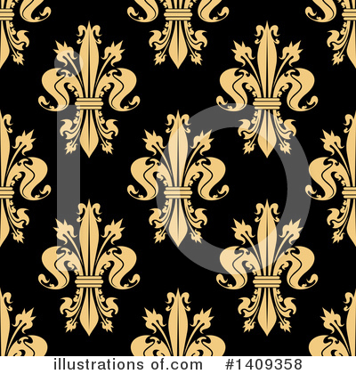 Royalty-Free (RF) Fleur De Lis Clipart Illustration by Vector Tradition SM - Stock Sample #1409358