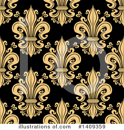 Royalty-Free (RF) Fleur De Lis Clipart Illustration by Vector Tradition SM - Stock Sample #1409359