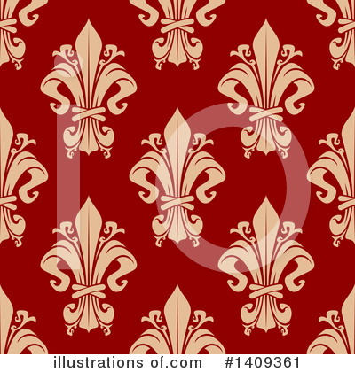 Royalty-Free (RF) Fleur De Lis Clipart Illustration by Vector Tradition SM - Stock Sample #1409361