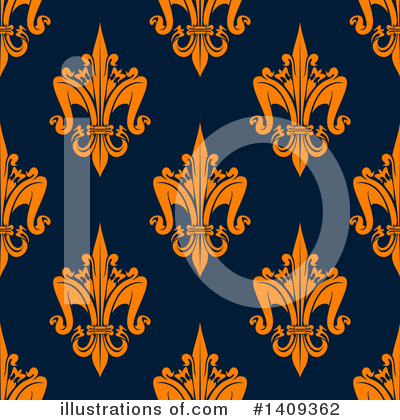 Royalty-Free (RF) Fleur De Lis Clipart Illustration by Vector Tradition SM - Stock Sample #1409362