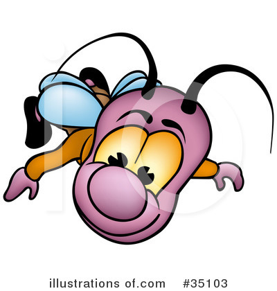 Royalty-Free (RF) Flies Clipart Illustration by dero - Stock Sample #35103