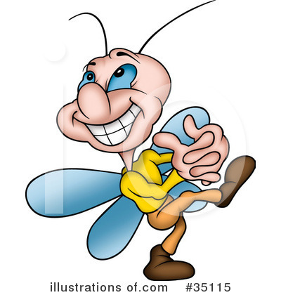 Royalty-Free (RF) Flies Clipart Illustration by dero - Stock Sample #35115
