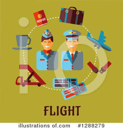 Royalty-Free (RF) Flight Clipart Illustration by Vector Tradition SM - Stock Sample #1288279