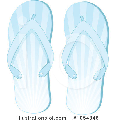 Royalty-Free (RF) Flip Flops Clipart Illustration by elaineitalia - Stock Sample #1054846