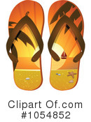 Flip Flops Clipart #1054852 by elaineitalia