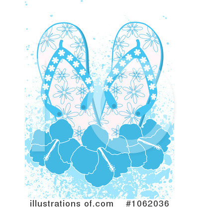 Royalty-Free (RF) Flip Flops Clipart Illustration by elaineitalia - Stock Sample #1062036