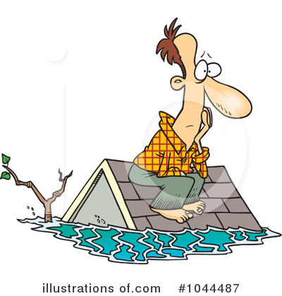 Royalty-Free (RF) Flood Clipart Illustration by toonaday - Stock Sample #1044487