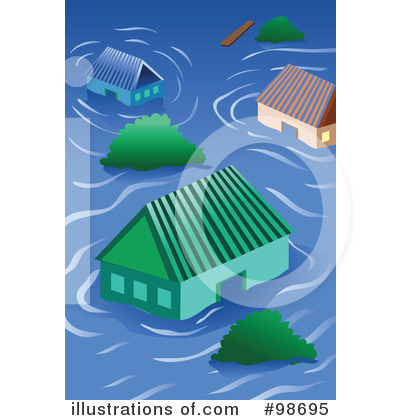 Royalty-Free (RF) Flood Clipart Illustration by mayawizard101 - Stock Sample #98695
