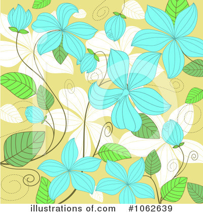 Royalty-Free (RF) Floral Background Clipart Illustration by Vector Tradition SM - Stock Sample #1062639