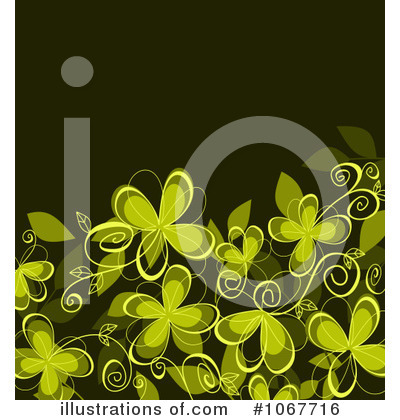 Royalty-Free (RF) Floral Background Clipart Illustration by Vector Tradition SM - Stock Sample #1067716