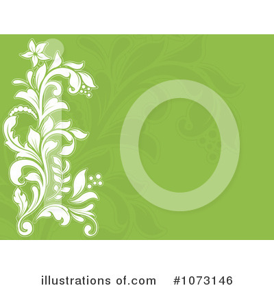 Royalty-Free (RF) Floral Background Clipart Illustration by KJ Pargeter - Stock Sample #1073146