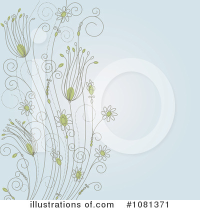 Floral Background Clipart #1081371 by Vector Tradition SM