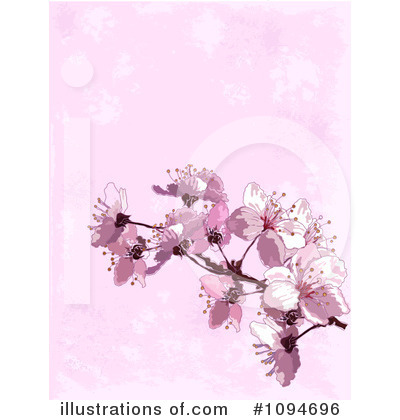 Cherry Blossoms Clipart #1094696 by Pushkin