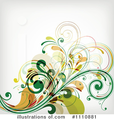 Royalty-Free (RF) Floral Background Clipart Illustration by OnFocusMedia - Stock Sample #1110881
