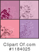 Floral Background Clipart #1184025 by KJ Pargeter