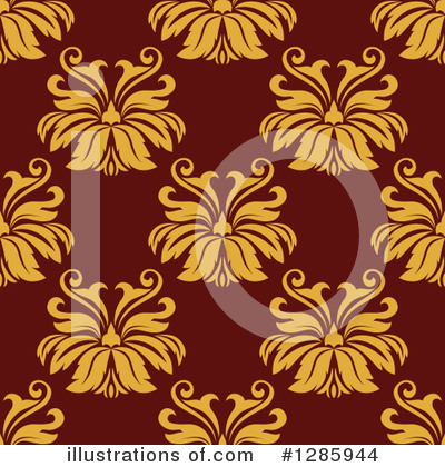 Royalty-Free (RF) Floral Background Clipart Illustration by Vector Tradition SM - Stock Sample #1285944