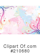 Floral Background Clipart #210680 by MilsiArt