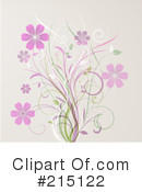 Floral Background Clipart #215122 by KJ Pargeter