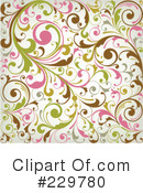 Floral Background Clipart #229780 by OnFocusMedia
