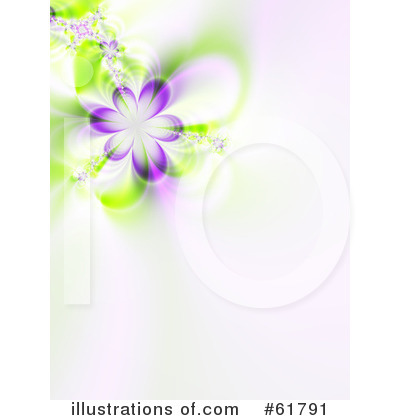 Royalty-Free (RF) Floral Background Clipart Illustration by ShazamImages - Stock Sample #61791