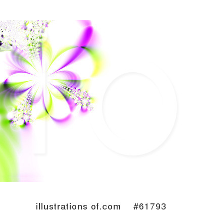 Royalty-Free (RF) Floral Background Clipart Illustration by ShazamImages - Stock Sample #61793