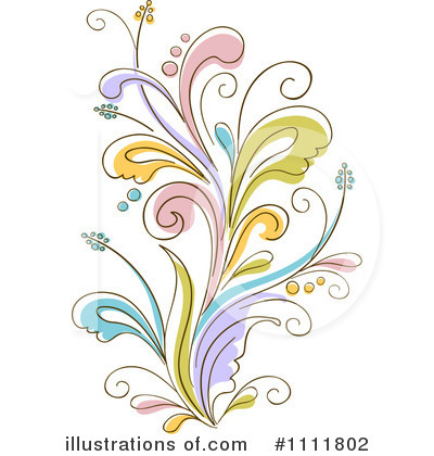 Royalty-Free (RF) Floral Clipart Illustration by BNP Design Studio - Stock Sample #1111802