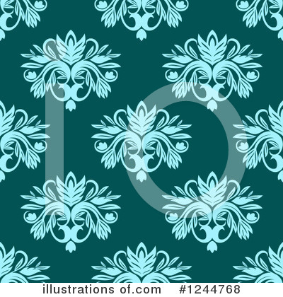 Royalty-Free (RF) Floral Clipart Illustration by Vector Tradition SM - Stock Sample #1244768