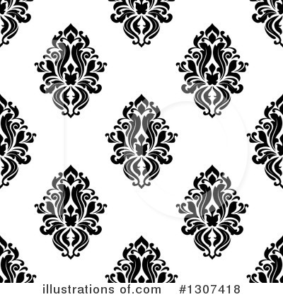 Royalty-Free (RF) Floral Clipart Illustration by Vector Tradition SM - Stock Sample #1307418