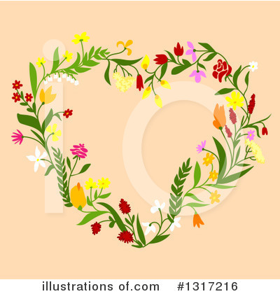 Royalty-Free (RF) Floral Clipart Illustration by Vector Tradition SM - Stock Sample #1317216