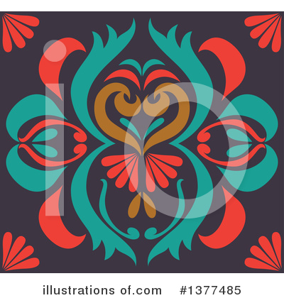 Royalty-Free (RF) Floral Clipart Illustration by Cherie Reve - Stock Sample #1377485