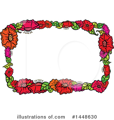 Floral Border Clipart #1448630 by Prawny