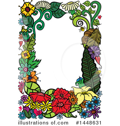 Floral Border Clipart #1448631 by Prawny
