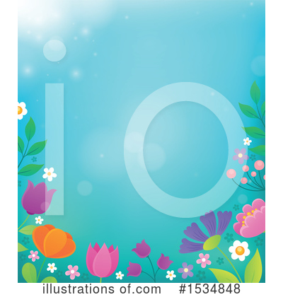 Royalty-Free (RF) Floral Clipart Illustration by visekart - Stock Sample #1534848